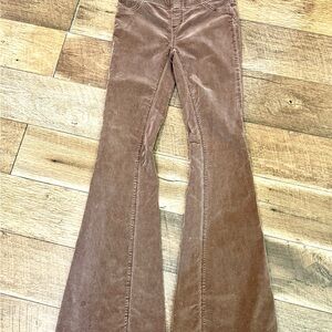 We The Free pull on Chocolate lightweight Corduroy Pants